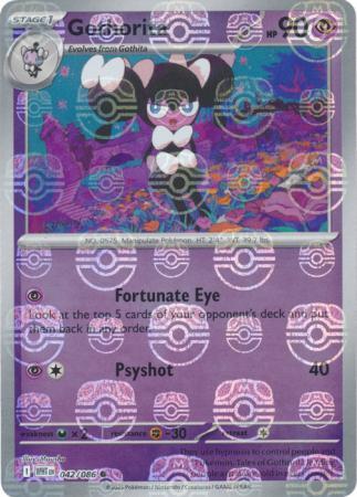 White Flare Gothorita [Master-Ball] Pokémon card